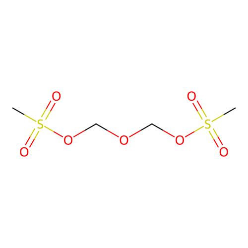 CH3SO3CH2Och2oso2CH3 structure