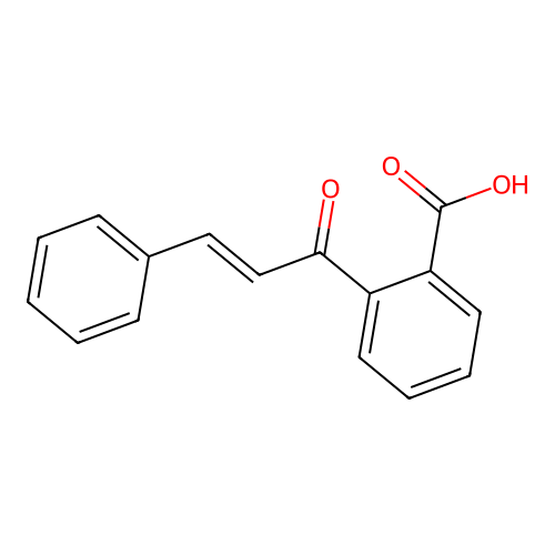 o-Cinnamoylbenzoic acid structure