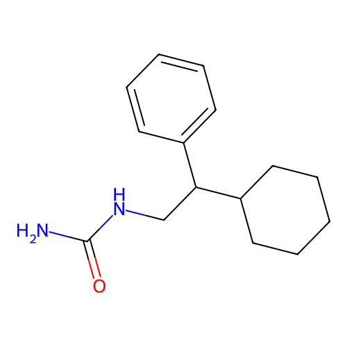 Urea, (2-cyclohexyl-2-phenylethyl)- structure