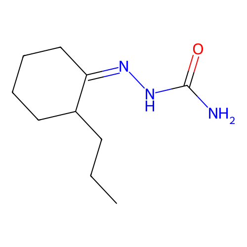 [(Z)-(2-propylcyclohexylidene)amino]urea structure