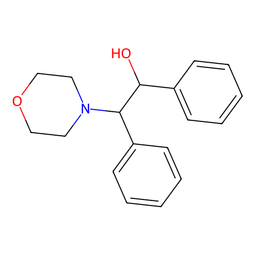 2-(Morpholin-4-yl)-1,2-diphenylethan-1-ol structure