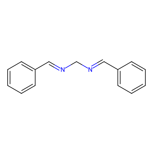 (E)-N,N'-Methylenebis(1-phenylmethanimine) structure