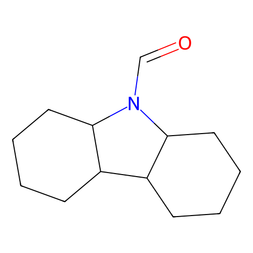 Dodecahydro-9H-carbazole-9-carbaldehyde structure