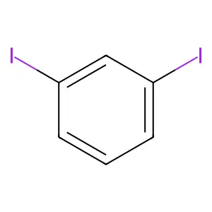 Benzene, 1,3-diiodo- structure