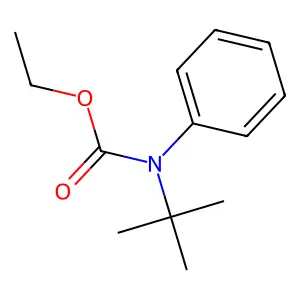 Carbamic acid, (1,1-dimethylethyl)phenyl-, ethyl ester structure