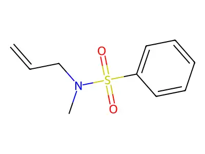 Benzenesulfonamide, N-methyl-N-2-propenyl- structure