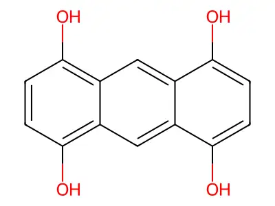 1,4,5,8-Anthracenetetrol structure