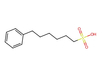 6-Phenylhexane-1-sulfonic acid structure