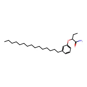 2-(3-十五烷基苯氧基)丁酰胺 structure
