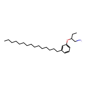 1-Butanamine, 2-(3-pentadecylphenoxy)- structure