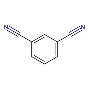 間苯二甲腈 structure