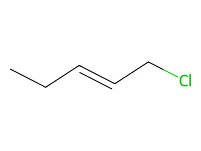 1-Chloropent-2-ene structure