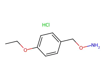 O-[(4-ethoxyphenyl)methyl]hydroxylamine hydrochloride structure