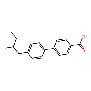 4'-[(2s)-2-Methylbutyl]-[1,1'-biphenyl]-4-carboxylic acid structure
