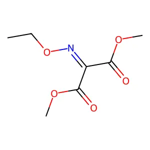 Propanedioic acid, (ethoxyimino)-, dimethyl ester structure