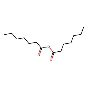 庚酸酐 structure