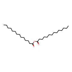 Tetradecanoic acid, 1,1'-anhydride structure
