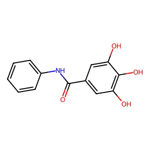 没食子酰苯胺 structure