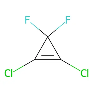 Cyclopropene, 1,2-dichloro-3,3-difluoro- structure