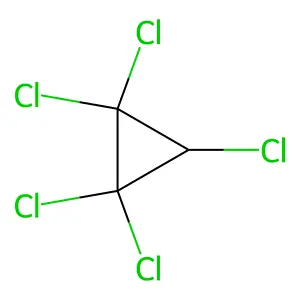 五氯环丙烷 structure