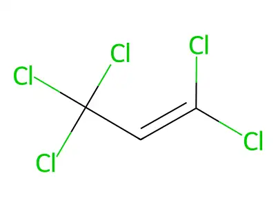 1-Propene, 1,1,3,3,3-pentachloro- structure