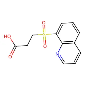 3-(Quinoline-8-sulfonyl)-propionic acid structure