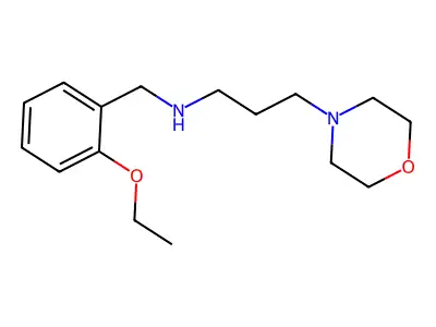 (2-Ethoxy-benzyl)-(3-morpholin-4-yl-propyl)-amine structure