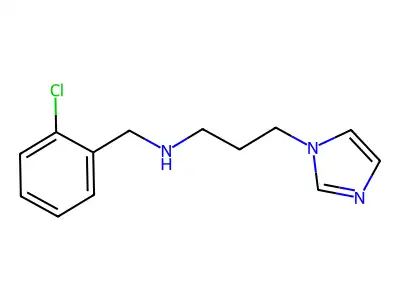 (2-Chloro-benzyl)-(3-imidazol-1-yl-propyl)-amine structure