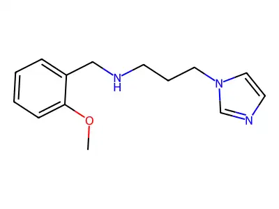 (3-Imidazol-1-yl-propyl)-(2-methoxy-benzyl)-amine structure