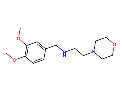 (3,4-Dimethoxy-benzyl)-(2-morpholin-4-yl-ethyl)-amine structure