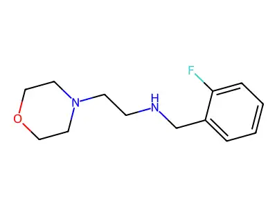 N-[(2-Fluorophenyl)methyl]-4-morpholineethanamine structure