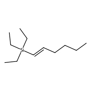 Silane, triethyl(1Z)-1-hexenyl- structure