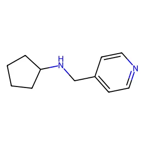 Cyclopentyl-pyridin-4-ylmethyl-amine structure