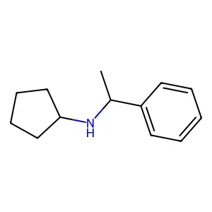环戊基-(1-苯乙基)胺 structure