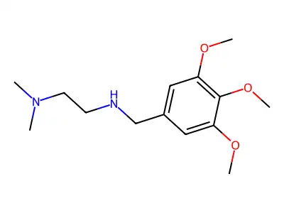 N,N-Dimethyl-N'-(3,4,5-trimethoxy-benzyl)-ethane-1,2-diamine structure