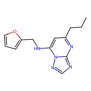 N-(2-Furanylmethyl)-5-propyl[1,2,4]triazolo[1,5-a]pyrimidin-7-amine structure