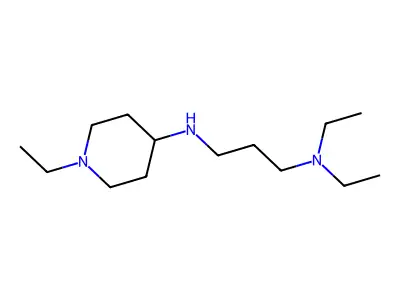 N,N-Diethyl-N'-(1-ethyl-piperidin-4-yl)-propane-1,3-diamine structure