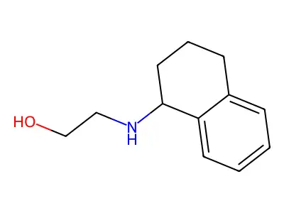2-((1,2,3,4-Tetrahydronaphthalen-1-yl)amino)ethanol structure