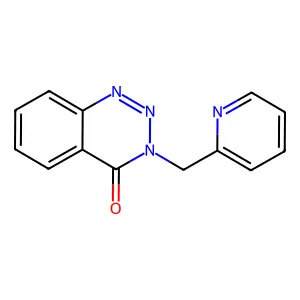 3-Pyridin-2-ylmethyl-3H-benzo[d][1,2,3]triazin-4-one structure