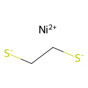 乙烷-1,2-二硫醇镍(2+) structure