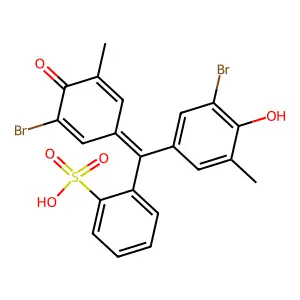 Bromocresol purple (sodium salt) structure