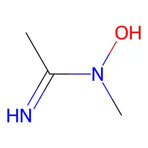 N-hydroxy-N-methylethanimidamide structure