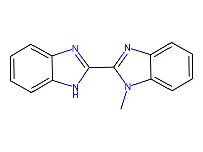 2,2'-Bi-1H-benzimidazole, 1-methyl- structure