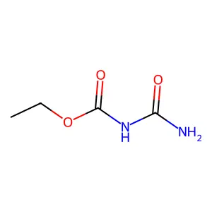 Ethyl N-(aminocarbonyl)carbamate structure