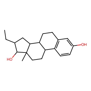 16beta-Ethylestradiol-17beta structure