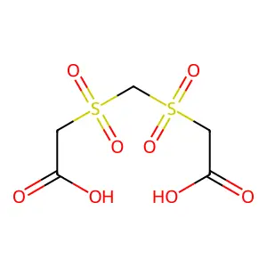 Acetic acid, 2,2'-[methylenebis(sulfonyl)]bis- structure