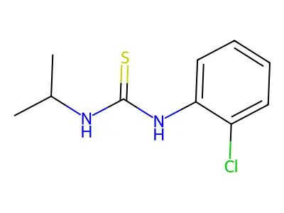 Thiourea, N-(2-chlorophenyl)-N'-(1-methylethyl)- structure