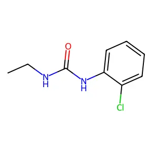 Urea, N-(2-chlorophenyl)-N'-ethyl- structure