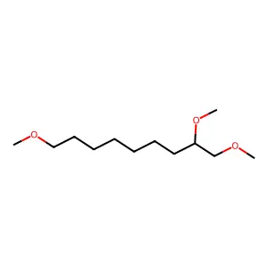 1,2,9-Trimethoxy-nonane structure