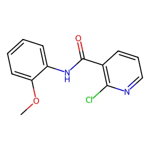 2-chloro-N-(2-methoxyphenyl)pyridine-3-carboxamide structure